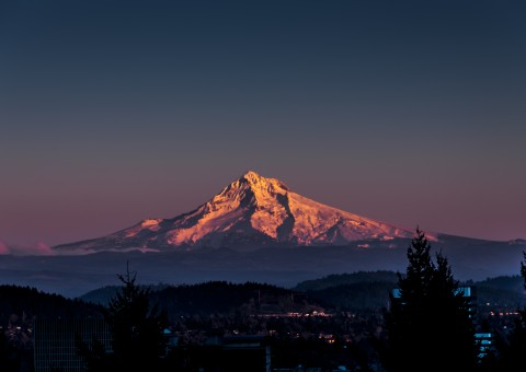 Mount Hood at Sunset